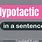 Hypotactic
