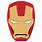 Iron Man Mask Cut Out