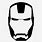 Iron Man Vector Black and White