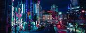 Japan Night Lights City