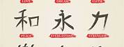 Japanese Calligraphy Symbols