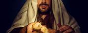Jesus Eating Bread