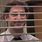 Jim Halpert Smiling through Blinds