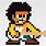 Jimi Hendrix Pixel Art