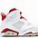 Jordan 6s White and Red