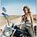 Josie Maran Motorcycle