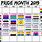 June Pride Month Calendar