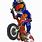 KTM Dirt Bike Cartoon