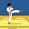 Karate Dojo Cartoon