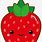 Kawaii Strawberry Clip Art