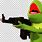 Kermit Meme with Gun