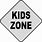 Kids Zone Sign