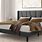 King Size Platform Bed with Headboard