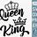 King and Queen SVG Design Free