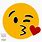 Kissing Emoji SVG