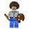 LEGO Bob Ross Minifigure