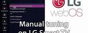 LG TV Manual Tuning