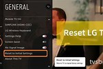 LG TV Reset Button