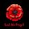 Lest We Forget Red Poppy