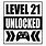 Level 21 Unlocked SVG