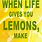 Life Gives You Lemons Make Lemonade