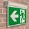 Lighted Emergency Exit Signs