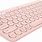 Logi Keyboard Pink