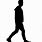 Man Walking Silhouette Clip Art