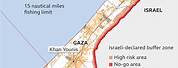 Map Gaza and Israel