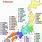 Map of Prefectures in Japan