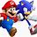 Mario and Sonic Running