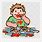 Messy Eating Clip Art