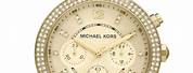 Michael Kors Watch Brown Leather Strap
