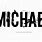 Michael Name Design