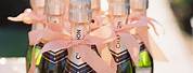 Mini Champagne Bottle Bridal Shower Favors