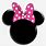 Minnie Mouse Ears Cartoon