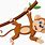 Monkey Climb Tree Cartoon