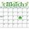 Month of March Calendar