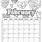 Monthly Calendar Coloring Pages