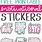 Motivational Printable Planner Stickers