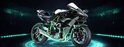 Motorcycle 3D Background Wallpaper
