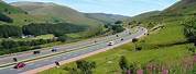 Motorway M6 Cumbria Mountains