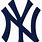 NY Yankees Baseball Logo