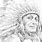 Native American Chief Pencil Art