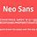 Neo Sans Font