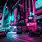 Neon City at Night