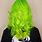 Neon Green Hair Color