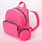 Neon Pink Backpack