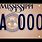 New Mississippi License Plate