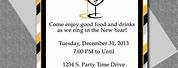 New Year's Eve Party Invitation Template Free